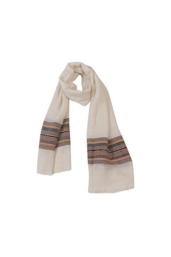 Himalayan Hand Woven Kashmir 100% Pashmina Fine Wool Stole/Shawl / Scarf