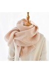 HLDETH Châle laine femmes classique écharpe longue écharpe étroite mince pashmina gris écharpes cadeau for dame Color : C, S