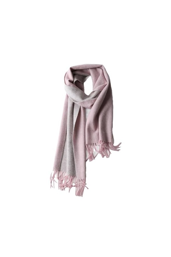 Foulard En Cachemire Pour Femmes, Châles Et Enveloppes Dhiver Pour Dames, Foulard En Cachemire Double Face COLOR 6 190X32CM