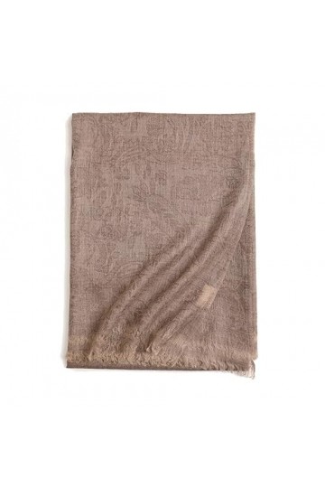 écharpe en Cachemire, Châle Femme, Femmes Printemps Automne 100% Pur Cachemire Jacquard Processus Soyeux Toucher Doux Pashmin