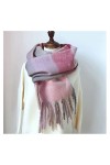 EKAYG Plaid Imitation Cachemire écharpe Femmes Automne Hiver épais Chaud Pashmina châles enveloppes Femmes Longues écharpes 
