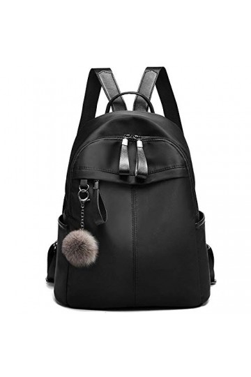 I IHAYNER Sac à dos pour femmes et filles Sac à dos antivol pour lécole, Noir , L, Sacs à dos à main