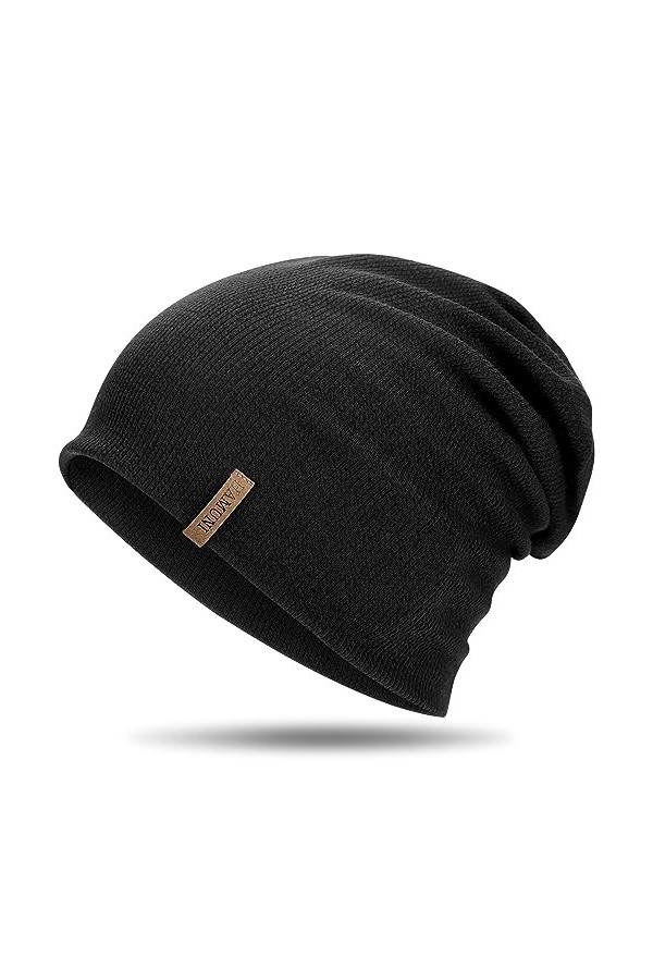 HAMUNI Bonnet fin pour femme - Bonnet souple - Bonnet chimio léger et doux - Respirant - Bonnet élastique - Bonnet idéal pour