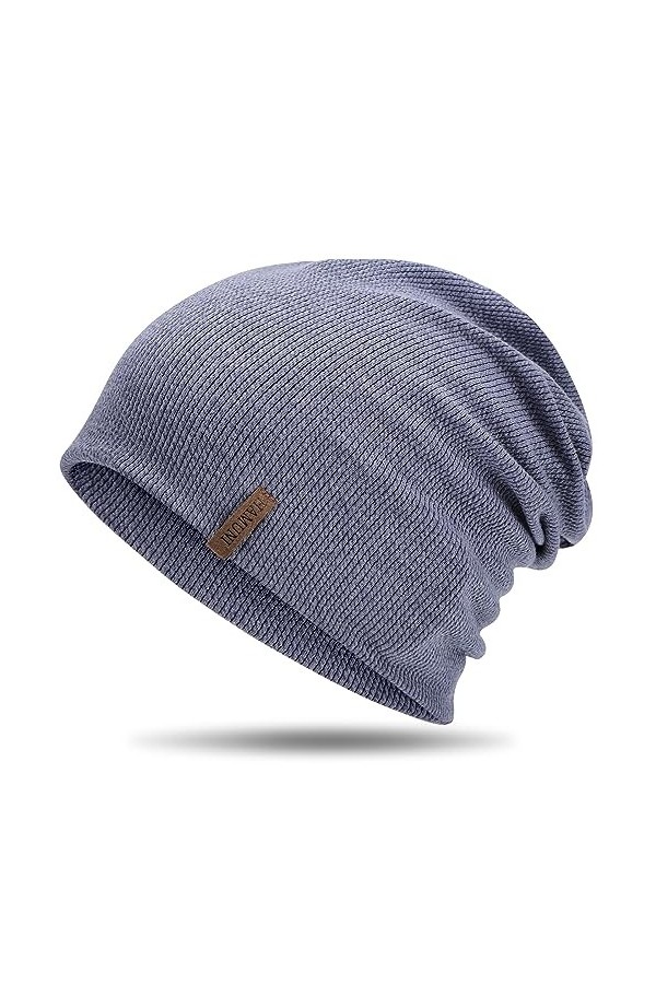 HAMUNI Bonnet fin pour femme - Bonnet souple - Bonnet chimio léger et doux - Respirant - Bonnet élastique - Bonnet idéal pour