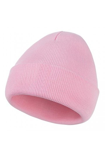Durio Bonnet dhiver chaud - Pour homme et femme - Design moderne, Rose, taille unique