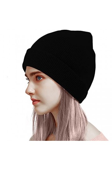 Altartar Bonnet dhiver pour homme et femme - Tricot épais - Bonnet tricoté doux et chaud - Bonnet de travail Street Classics