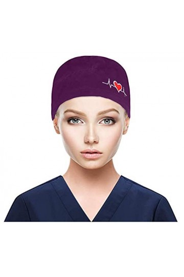 BUDAOWENG Chapeau Chirurgical Unisex Chapeau De Travail Couleur Unie Chapeau De Chirurgie Réglable Calot Chirurgical Doux Bon
