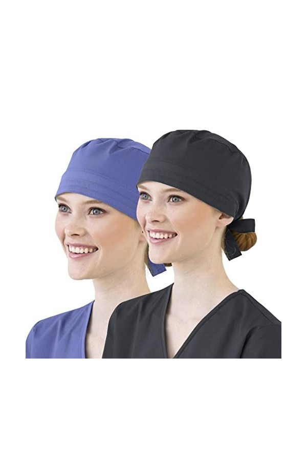 BUDAOWENG Chapeau en Coton Réglable pour Homme Et Femme Chapeau De Travail Motif dimpression ECG Calot Chef Turban Chimio Co