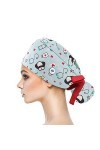 BUDAOWENG Bonnets De Travail avec Bouton Chapeau Bouffant avec Bandeau pour Femmes Et Hommes, La Chimio Turban, Calot Infirmi