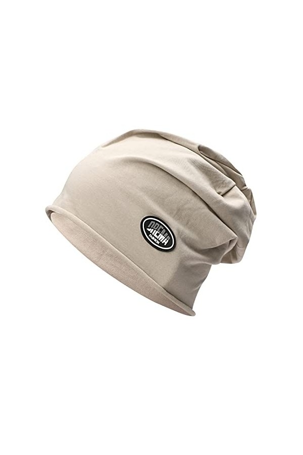 YTZL Bonnet dhiver pour homme - Bonnet tricoté pour femme - Bonnet dhiver en polaire - Bonnet basque - Bonnet de sport - Bo