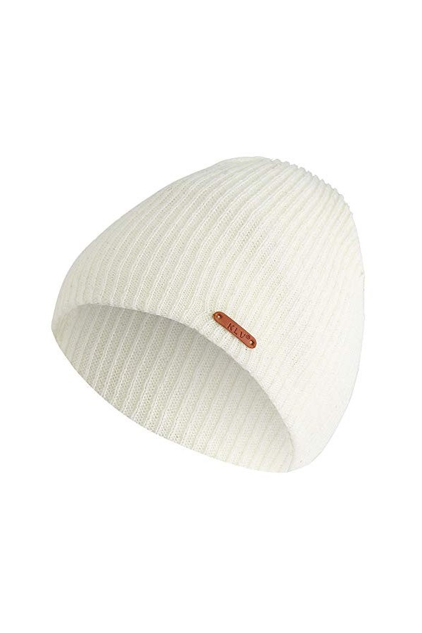 Solike Bonnet Femme Homme Hiver Automne Mode Crochet Chapeau en Laine Chaude Tricot Crâne Slouchy Casquettes pour Sport Ski C