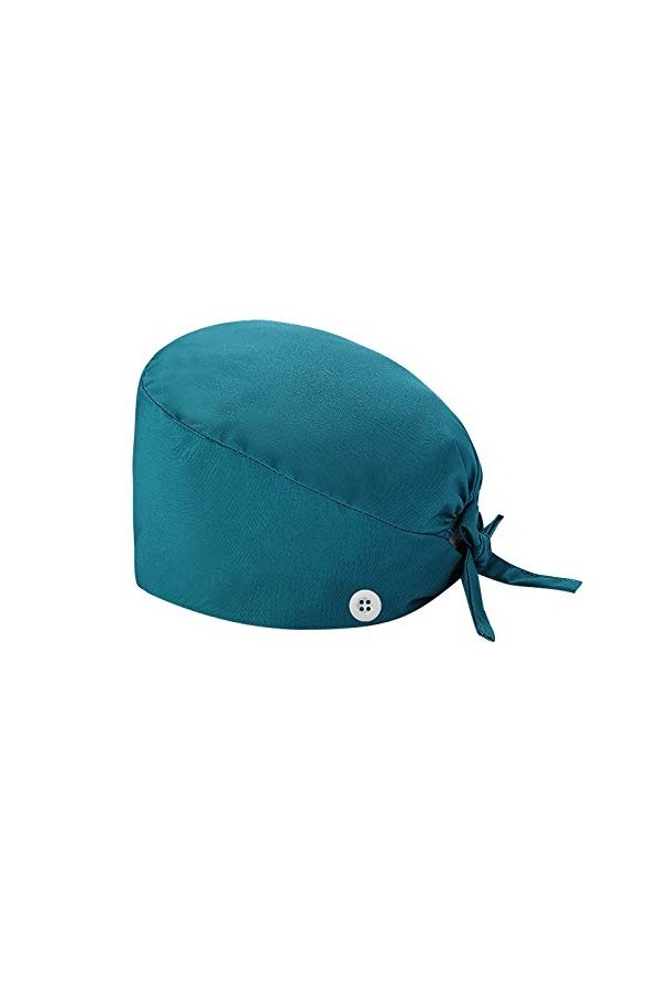 BUDAOWENG Bonnets De Travail Casquette Hôpital Bandeau Anti-poussière Absorption De La Sueur Gommage Chapeau Dentiste Salon S