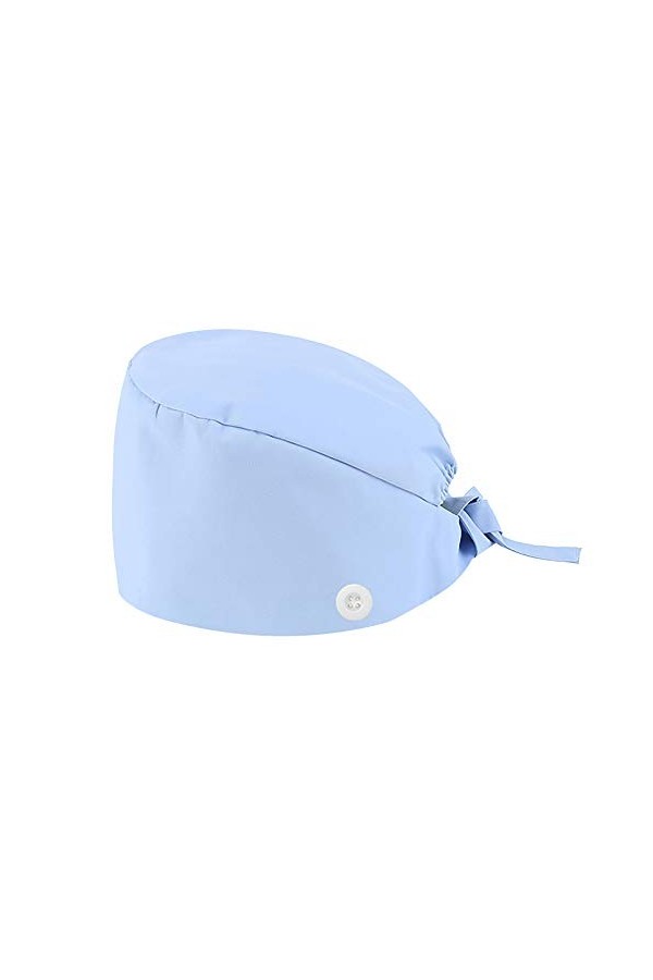 BUDAOWENG Bonnets De Travail Casquette Hôpital Bandeau Anti-poussière Absorption De La Sueur Gommage Chapeau Dentiste Salon S