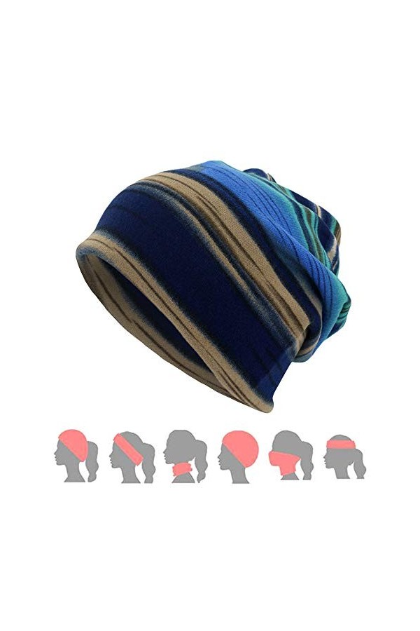 Bringbring Hiver Chaud Bonnet,Tricoté Bonnet Et Ensembles De Cache,Bonnet Tricoté Flexible Bonnet dhiver Chaud pour Femme av