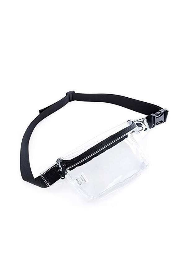 TINYAT Sac à dos transparent pour femme - Imperméable - Super PVC - Style décontracté - Sac à dos tendance - Sac à dos shoppi