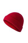 hanzhoumao Hommes Hiver et teint et pour les femmes Casquettes tricotées Bonnets chauds Bonnets Femmes Chapeaux Tricoté Poms 