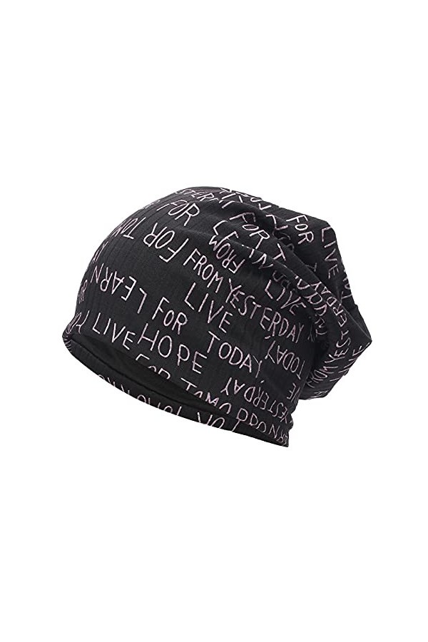 YTZL Bonnet tricoté pour homme : bonnet dhiver pour homme | Bonnet en laine mérinos | Bonnet de course avec doublure en pola
