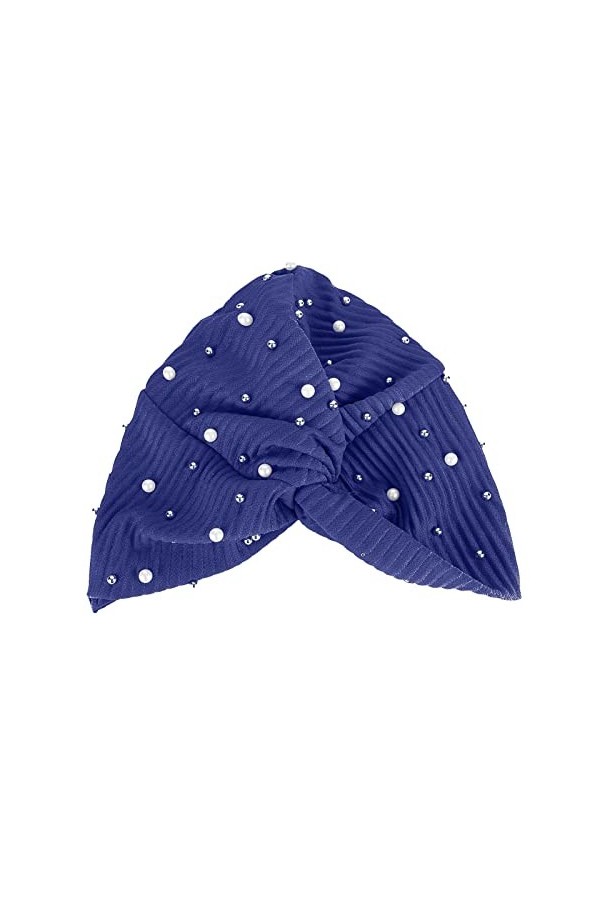 OIUHJN Pure Pearl Bandeau élastique pour femme Bonnet bandeau femme Chapeau dhiver laine, or, taille unique