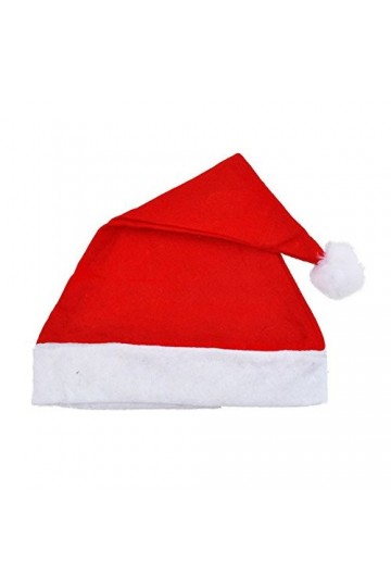 5 PièCes Unisexes Femme Homme NoëL Rouge Bonnet Nouveauté Mode Fashion Chapeau pour NoëL Carnaval Taille Unique, Rouge 