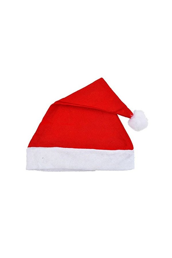 5 PièCes Unisexes Femme Homme NoëL Rouge Bonnet Nouveauté Mode Fashion Chapeau pour NoëL Carnaval Taille Unique, Rouge 