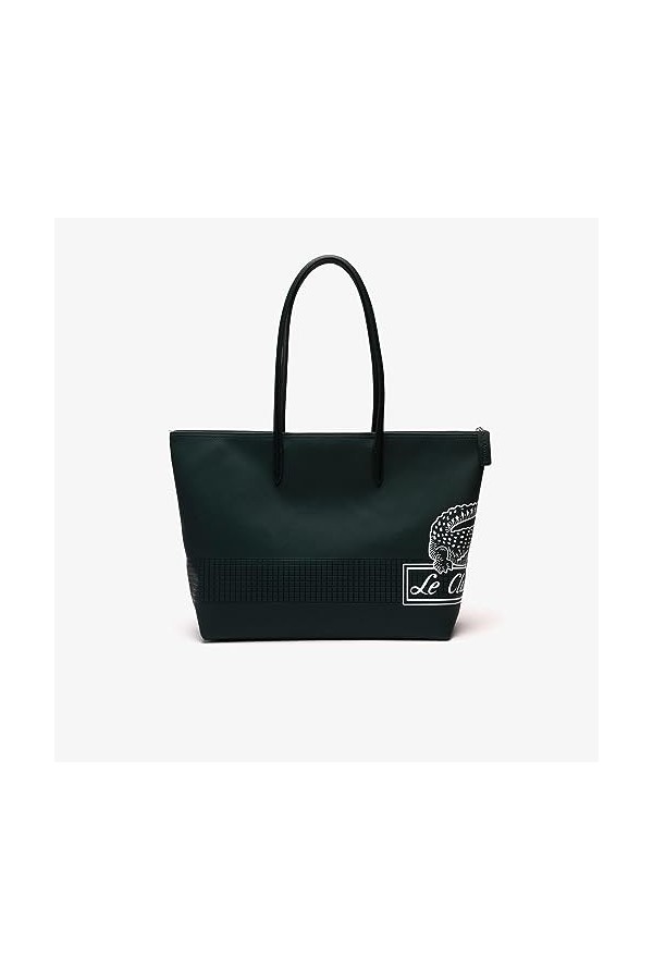 Lacoste grand sac cabas L.12.12 Concept Seasonal Femme Sinople Blanc