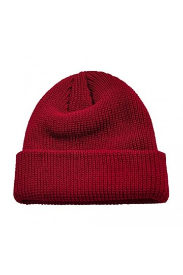 Chapeaux rigides cool pour hommes et femmes - Couleur unie - Jolis bonnets tricotés super doux et extensibles - Chaud - Chape