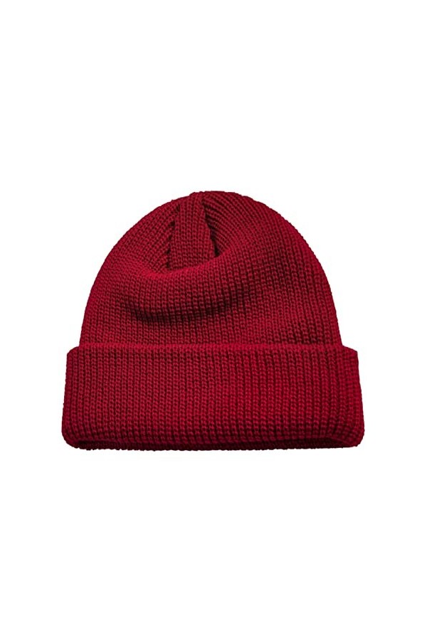 Chapeaux rigides cool pour hommes et femmes - Couleur unie - Jolis bonnets tricotés super doux et extensibles - Chaud - Chape