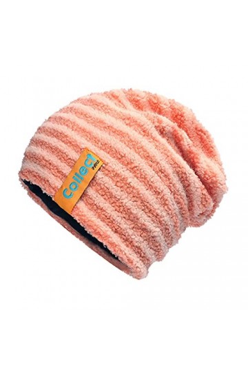 YTZL Bonnets tricotés pour homme - Pour lhiver - En jersey - Chaud - Pour le printemps et lautomne, Orange, taille unique