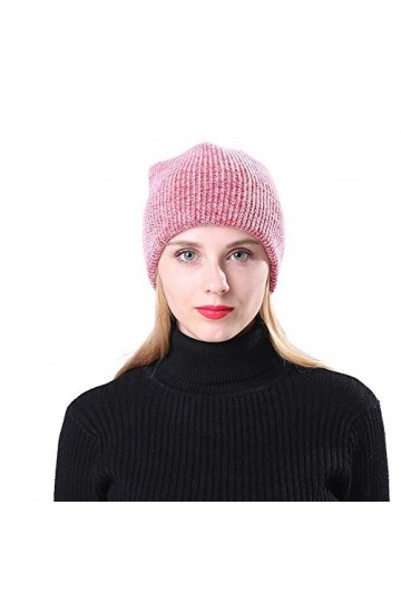 Femmes Chapeau Chic Hiver Chaud Plus Velvet Crochet Tricot Bonnet Coupe-Vent Chapeau en Laine Sexy Mode Confortable Ski Chape