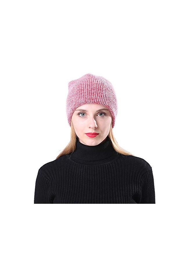 Femmes Chapeau Chic Hiver Chaud Plus Velvet Crochet Tricot Bonnet Coupe-Vent Chapeau en Laine Sexy Mode Confortable Ski Chape