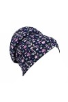 Hasagimol Bonnet Chimio Femme Bambou Stretch Comfort Respirants Tissu Bonnets en Mousseline de Soie Chimio Chapeau Casquette 