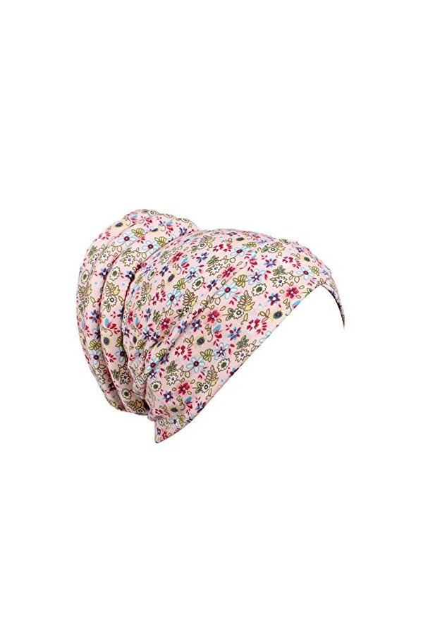 Hasagimol Bonnet Chimio Femme Bambou Stretch Comfort Respirants Tissu Bonnets en Mousseline de Soie Chimio Chapeau Casquette 