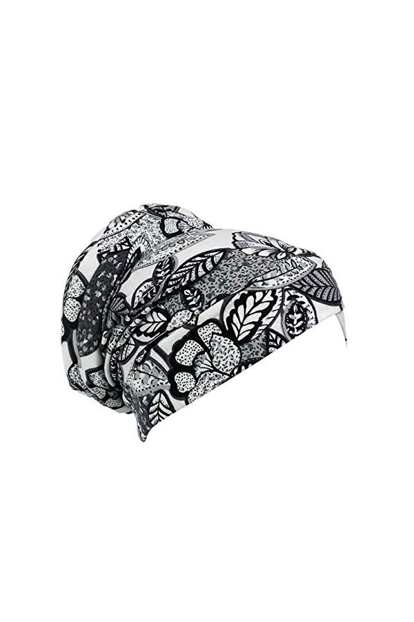 Hasagimol Bonnet Chimio Femme Bambou Stretch Comfort Respirants Tissu Bonnets en Mousseline de Soie Chimio Chapeau Casquette 