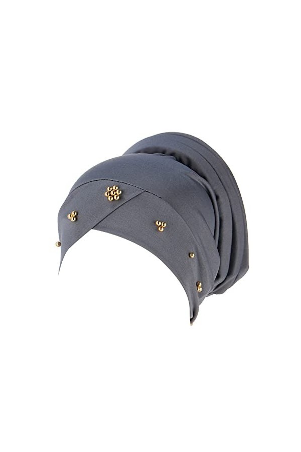 Hasagimol Bonnet De Chimio pour Femme en Bambou Élastique Respirant Confortable Tissu Bonnets en Mousseline de Soie Chimio Ch