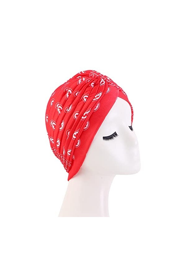 Hasagimol Turban Femme Chimio Bambou Élastique Respirants Confortable Tissu Bonnets en Mousseline de Soie Chimio Bonnet Casqu