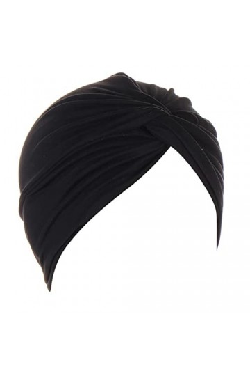 wjiNFDFG Bonnet Satin Lot Femmes Turbans Noeud Pré Attaché Bonnet Cap Headwraps Chapeaux Casquette Noir Et Vert