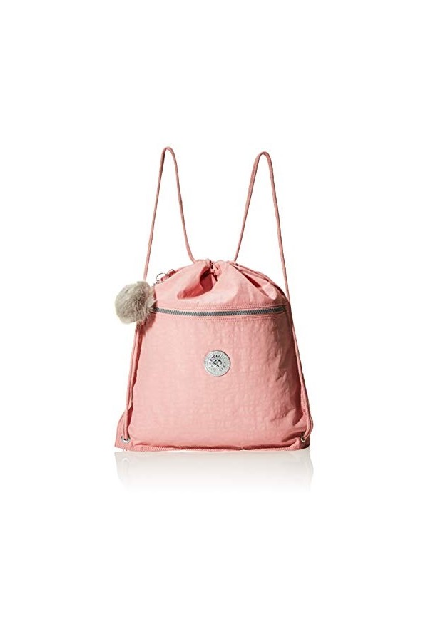 Kipling SUPERTABOO, Sac à Dos avec Cordon de Serrage Multifonctionnel, Hydrophobe, 45 cm, 15 L, 0.24 kg, Rose Bridal
