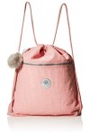 Kipling SUPERTABOO, Sac à Dos avec Cordon de Serrage Multifonctionnel, Hydrophobe, 45 cm, 15 L, 0.24 kg, Rose Bridal