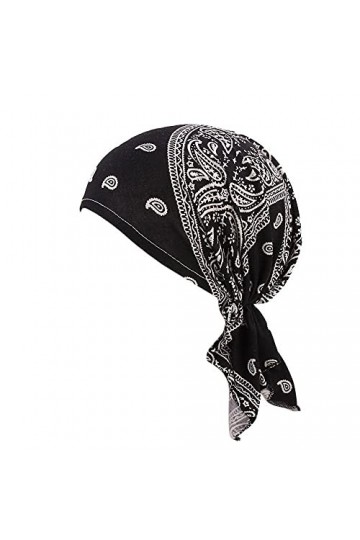 KPPONG Bonnet Imprimé Chapeau Bandeau pour Femmes La Chimio Turban Calot Cheveux Longs Chapeau Élastique Extérieur