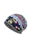 TUDUZ Femmes Slouch Bonnet Tricot Béret Côtelé Bouffant Calotte Hiver Été Chapeaux Café，Taille Unique 