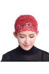Hasagimol Turban Femme Chimio Bambou Stretch Comfort Respirant Tissu Bonnets en Mousseline de Soie Chimio Chapeaux Headwrap C