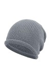 KPPONG Bonnet Chapeau à Cordon Femmes Hommes pour les Sorties en Plein Air Hiver Chaud Tricoté Coton Élastique Bonnet Couleur