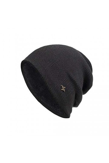 KPPONG Bonnet Chapeau Doux Femmes Hommes Tricoté Coton Élastique Unisexe Hiver Chaud Couleur Unie Super Doux Slouchy Turban C