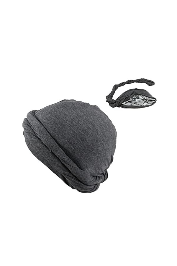 Style Y2 2023 - Chapeau vintage doublé de soie pour homme et femme - Double couche réglable en coton satiné - Bonnet vintage 