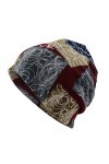 Bonnets de sport pour homme - Léger et doux - Bonnet élastique - Bonnet dhiver tricoté - Imprimé - Coupe-vent - Casaul - Cab