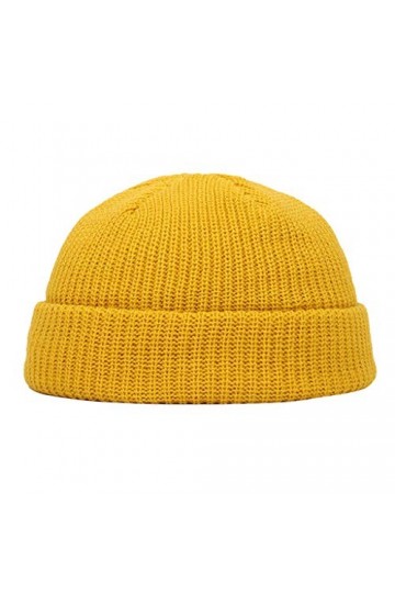 Bonnet en tricot pour femme - Respirant - Protection contre le froid - Unisexe - Décontracté - Ourlets en laine - Pour lhive