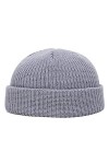 Bonnet en tricot pour femme - Respirant - Protection contre le froid - Unisexe - Décontracté - Ourlets en laine - Pour lhive