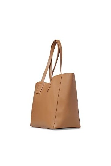 C&A Sac shopping pour femme Uni, marron clair, Taille unique
