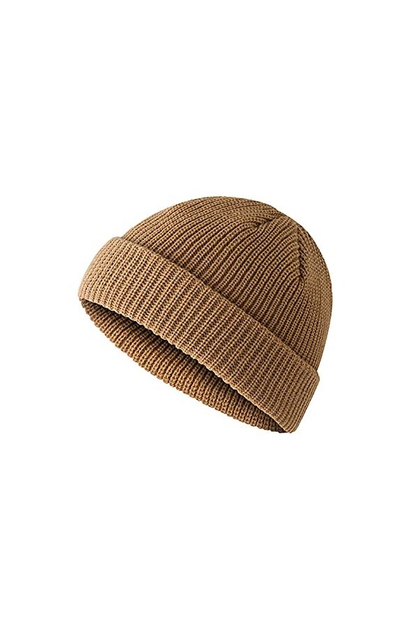 UnoSheng Bonnet tricoté chaud pour homme et femme avec bonnet fin, k, taille unique