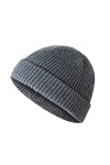 hanzhoumao Et bonnet pour homme pour femme avec faux chapeaux tricotés chauds et chapeaux tricotés Bonnet dhiver pour hommes